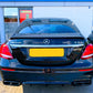Mercedes E Class W213 Rear Valance Diffuser Lip 2017-2020 Gloss Black