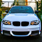BMW 1 Series E82 E88 Front Splitter 2007-2013 Gloss Black