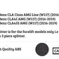 Mercedes CLA Class W117 CLA45 Front Splitter 2016-2019 Carbon Fibre