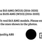 Mercedes E Class E63S Front Splitter 2016-20 Brabus Style Gloss Black