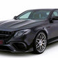 Mercedes E Class E63S Front Splitter 2016-20 Brabus Style Gloss Black
