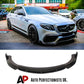 Mercedes E Class E63S Front Splitter 2016-20 Brabus Style Gloss Black