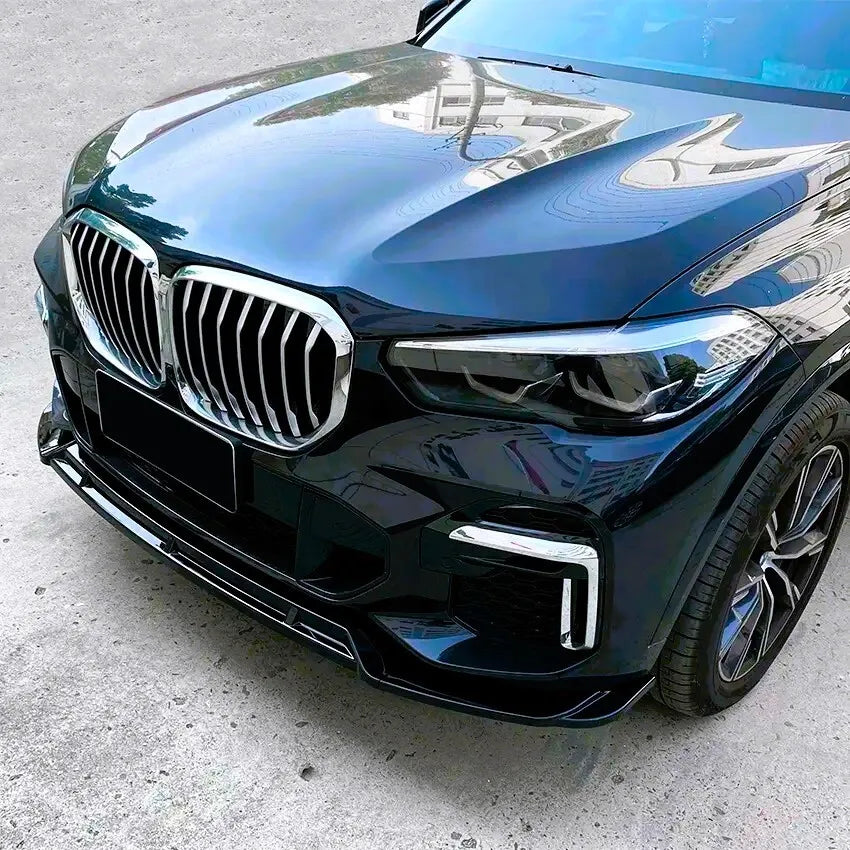 BMW X5 G05 PRE-LCI Gloss Front Splitter 2018-2022 Gloss Black