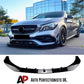 Mercedes CLA Class W117 CLA45 Front Splitter 2016-2019 Gloss Black