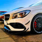 Mercedes CLA Class W117 CLA45 Front Splitter 2016-2019 Gloss Black