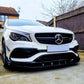 Mercedes CLA Class W117 CLA45 Front Splitter 2016-2019 Gloss Black