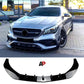 Mercedes CLA Class W117 CLA45 Front Splitter 2016-2019 Gloss Black