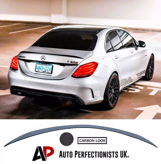 Mercedes C Class W205 Car Rear Spoiler 2014-2021 Carbon Fibre