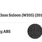 Mercedes C Class W205 Car Rear Spoiler 2014-2021 Carbon Fibre