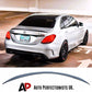 Mercedes C Class W205 Car Rear Spoiler 2014-2021 Gloss Black