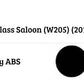 Mercedes C Class W205 Car Rear Spoiler 2014-2021 Gloss Black