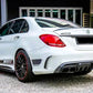 Mercedes C Class W205 Car Rear Spoiler 2014-2021 Gloss Black