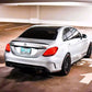 Mercedes C Class W205 Car Rear Spoiler 2014-2021 Gloss Black