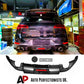 VW Golf MK7.5 Car Rear Spoiler 2016-2020 With LED Carbon Fibre