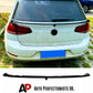 VW Golf MK7 GTD GTI Car Rear Mid Spoiler 2013-2020 Gloss Black