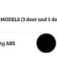 VW Golf MK7 GTD GTI Car Rear Mid Spoiler 2013-2020 Gloss Black