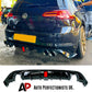 VW Golf MK7.5 GTI GTD Car Rear Spoiler 2016-2020 TCR Style Gloss Black