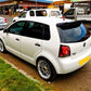 VW Polo MK4 Car Rear Roof Spoiler 2001-2009 Batman Style Gloss Black
