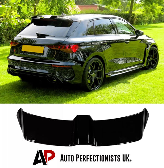 Audi A3 S3 RS3 Sportback Car Rear Roof Spoiler 2020-2024 Gloss Black