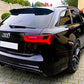 Audi A6 C7 Avant Estate Car Rear Roof Spoiler 2011-2018 Gloss Black
