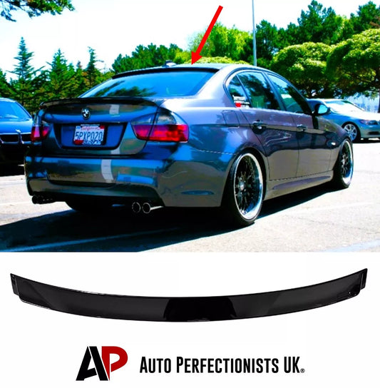 BMW 3 Series Car Rear Roof Spoiler M3 E90 2004-2012 Gloss Black