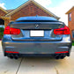 BMW 3 Series F30 F31 Car Rear Spoiler Quad Exhaust 11-19 Gloss Black