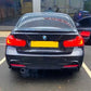BMW 3 Series F30 F31 Car Rear Diffuser Single Exhaust 11-19 Gloss Black