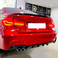 BMW 3 Series F30 F31 Car Rear Spoiler 2011-2019 Twin Exit Carbon Fibre