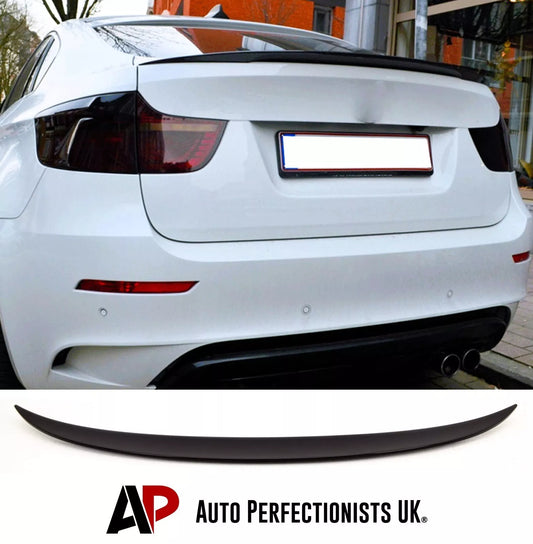 BMW X6 E71 X6M Car Rear Mid Spoiler 2008-2015 Gloss Black