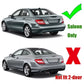 Mercedes C Class Car Rear Roof Spoiler W204 2007-2014 Gloss Black