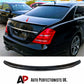 Mercedes S Class W221 Car Rear Spoiler 2005-2013 Gloss Black