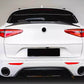 Alfa Romeo Stelvio Car Rear Mid Spoiler 2017-2024 Gloss Black