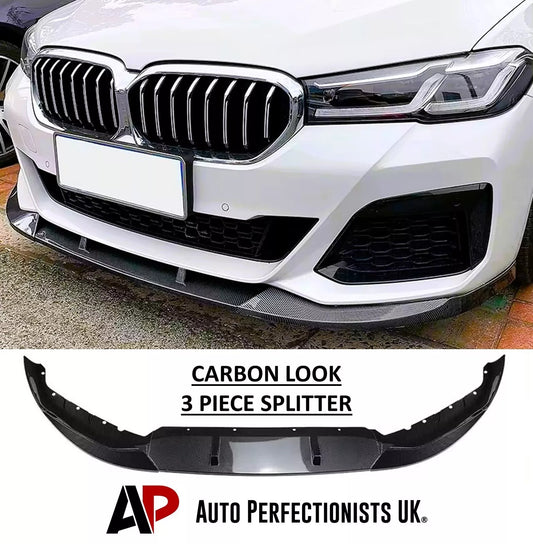 BMW 5 Series G30 G31 LCI Front Splitter 2021-2024 Carbon Fibre