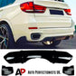 BMW X5 F15 Rear Diffuser Lip Valance Bumper 2013-2018 Gloss Black