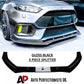 Ford Focus RS MK3 MK3.5 Front Splitter 2015-2018 Gloss Black