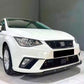 SEAT Ibiza 5dr MK5 6F Front Splitter 2018-2024 Gloss Black