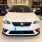 SEAT Ibiza 5dr MK5 6F Front Splitter 2018-2024 Gloss Black