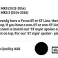Ford Focus RS MK3 MK3.5 Car Rear Roof Spoiler 2014-2018 Gloss Black