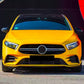 Mercedes A Class W177 A35 A45 Front Splitter 2018-2024 Gloss Black