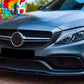 Mercedes C Class C63 AMG Front Splitter 2015-2022 Gloss Black