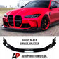 BMW M3 M4 G80 G82 G83 Front Splitter 2020-2024 Gloss Black