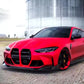 BMW M3 M4 G80 G82 G83 Front Splitter 2020-2024 Gloss Black