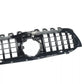 Mercedes A Class W177 Front Panamericana Grille 2018-2024 Gloss Black