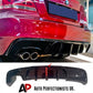 BMW 1 Series Coupe E82 Car Rear Spoiler 2007-2013 With LED Gloss Black
