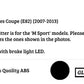 BMW 1 Series Coupe E82 Car Rear Spoiler 2007-2013 With LED Gloss Black