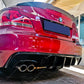 BMW 1 Series Coupe E82 Car Rear Spoiler 2007-2013 With LED Gloss Black