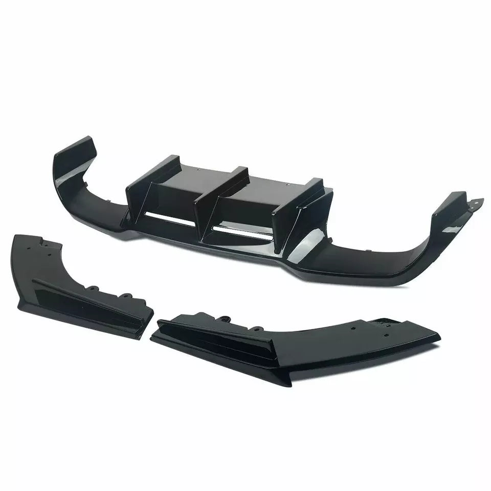 BMW M2 F87 Rear Diffuser Lip Splitter Spoiler 2015-2024 Gloss Black