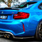 BMW M2 F87 Rear Diffuser Lip Splitter Spoiler 2015-2024 Gloss Black