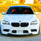 BMW M5 F10 Front Splitter 2010-2017 RKP Style Gloss Black