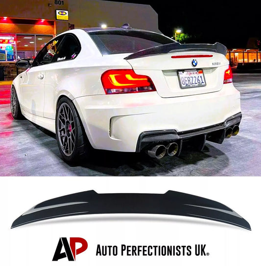 BMW 1 Series Coupe E82 1M Car Rear Spoiler 2007-2013 Gloss Black
